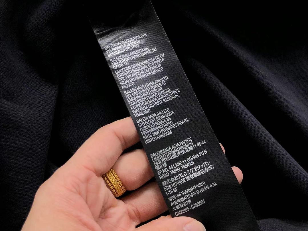Balenciaga 128 B⭐L⭐⭐⭐IA⭐A T-SHIRT 42042401163 (Im 170Cm 60Kg I Wear Size XS In The Phot) - Image 25