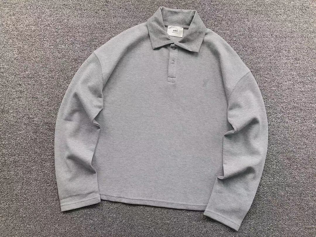 AMI 115 AMI LONG SLEEVED 59060988 (Im 170Cm 60Kg I Wear Size M In The Phot) - Image 12