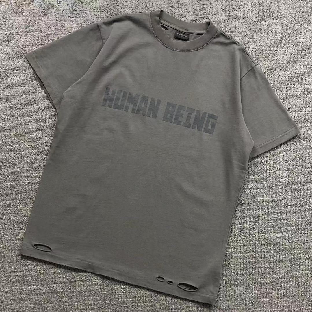 Balenciaga 115 B⭐L⭐⭐⭐IA⭐A T-SHIRT 5212217136 (Im 170Cm 60Kg I Wear Size XS In The Phot)