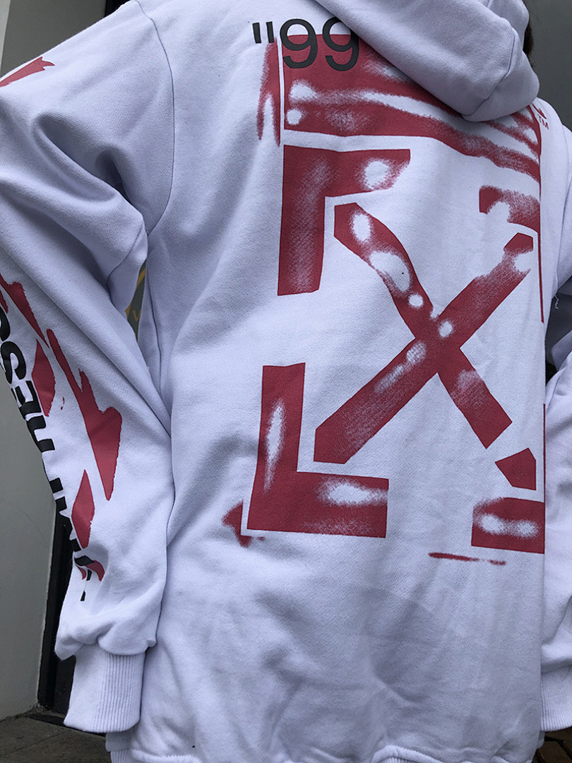 Off-White 98 OFF-WHITE (WHITE HOODIE) - Image 41