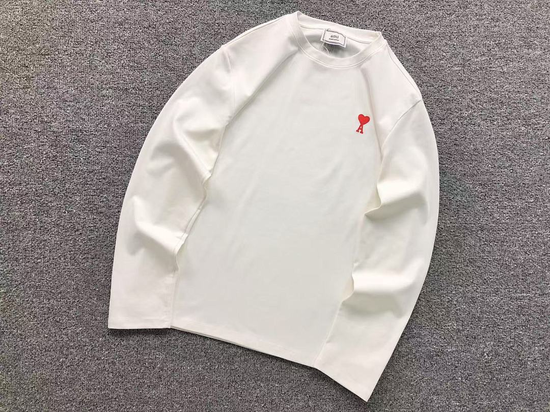 AMI 95 AMI LONG SLEEVED 3107171203 (Im 170Cm 60Kg I Wear Size L In The Phot) - Image 10