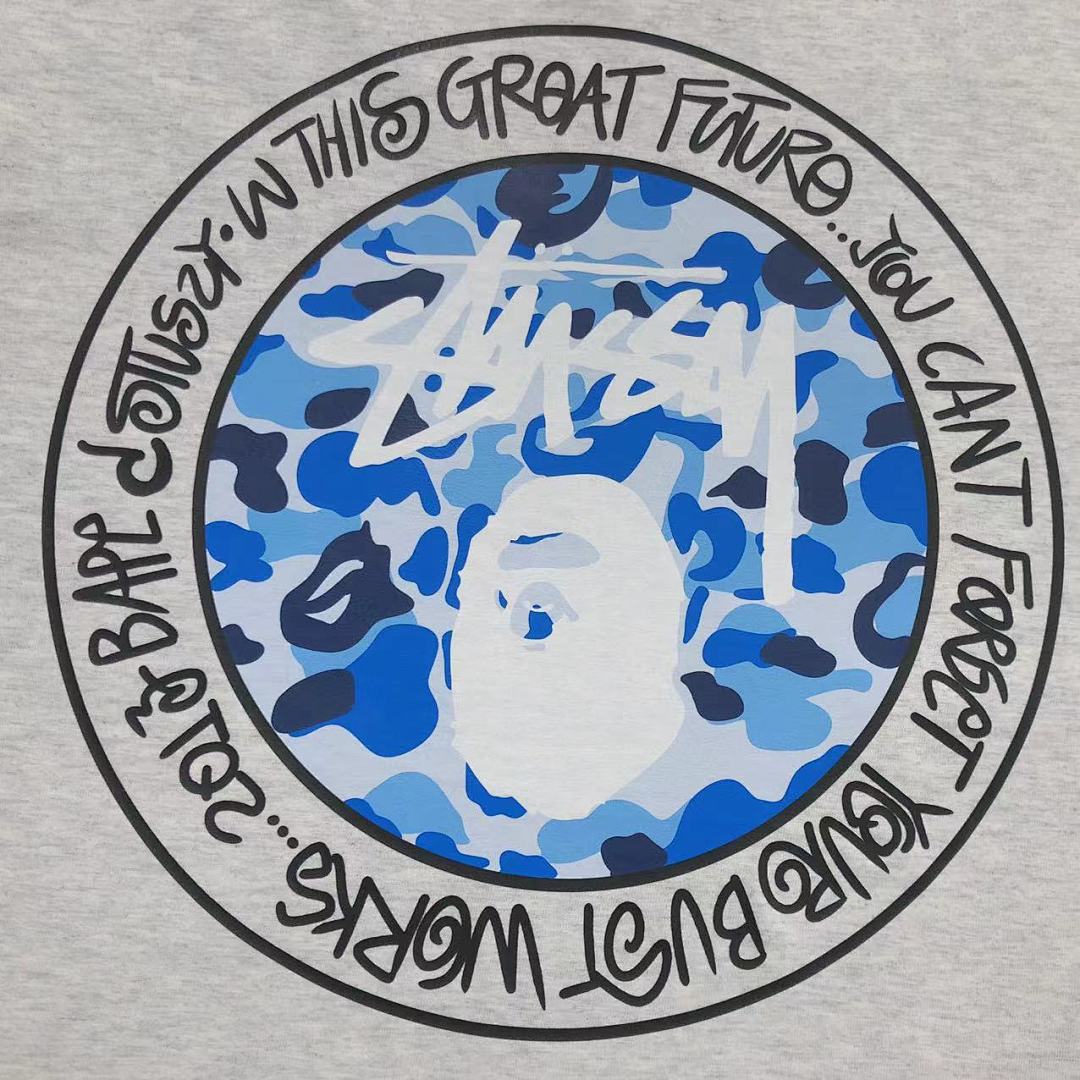 Bape 78 BAPE STUSSY T-SHIRT 411181642 (Im 170Cm 57Kg I Wear Size S In The Phot) - Image 27