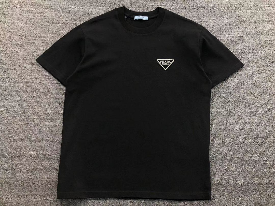 Prada 128 P⭐A⭐A T-SHIRT 211171421 (Im 170Cm 57Kg I Wear Size M In The Phot) - Image 9