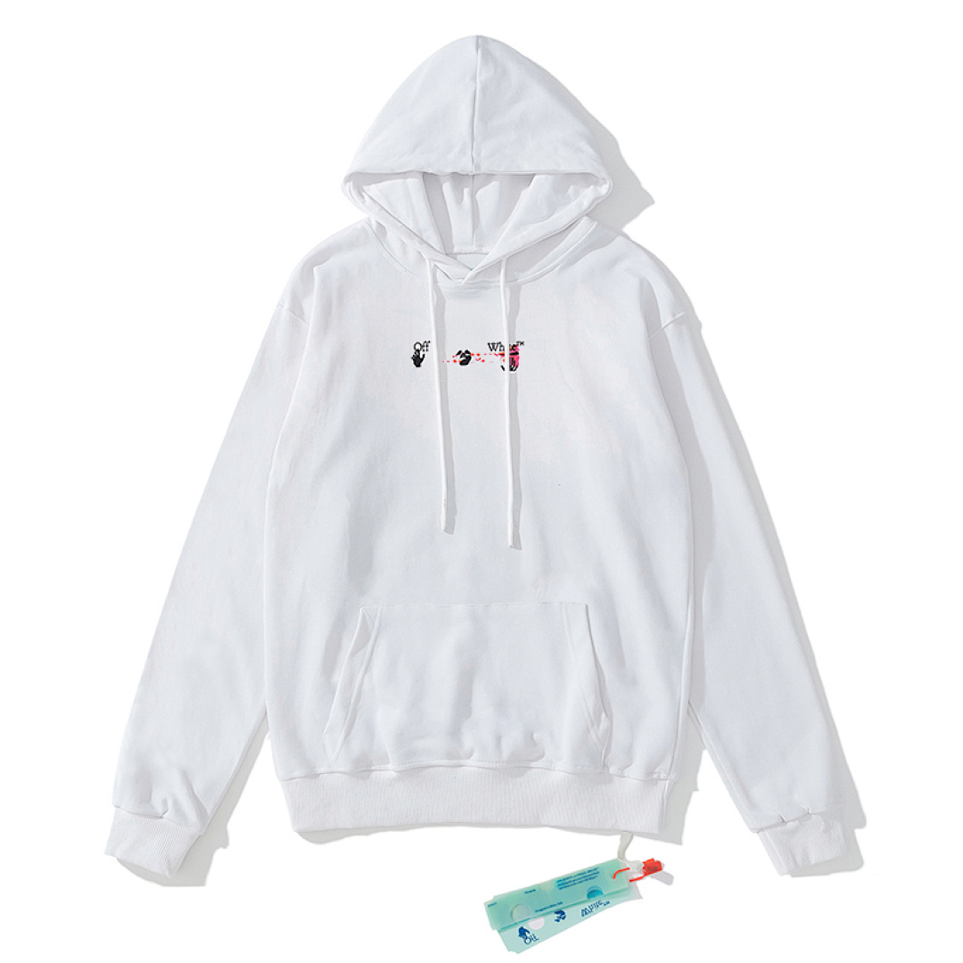 Off-White 119 OFF-WHITE (WHITE HOODIE) - Image 4