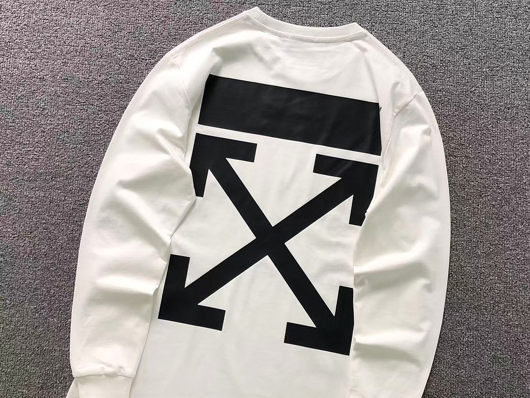 Off-White 129 OFF-WHITE LONG SLEEVED 3207302321 (Im 170Cm 60Kg I Wear Size M In The Phot) - Image 8