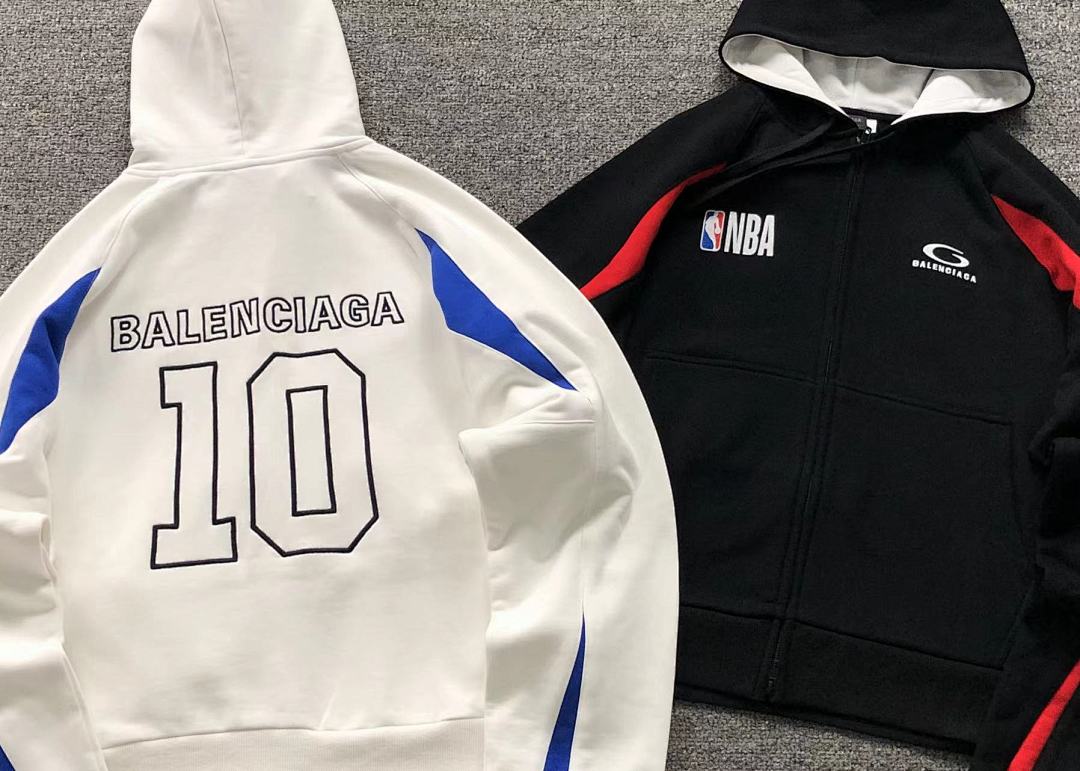 Balenciaga 318 B⭐L⭐⭐⭐IA⭐A NBA BASKETBALL HOODIE 22031909001 (Im 170Cm 60Kg I Wear Size XS In The Phot) - Image 6