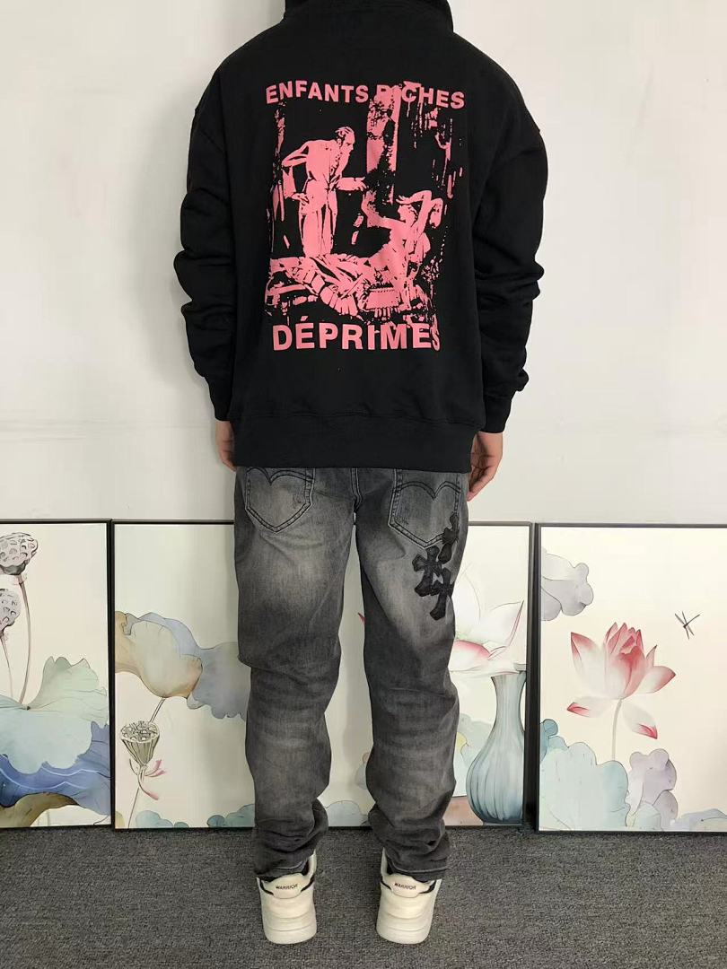 Chanel 138 ENFANTS RICHES DEPRIMES HOODIE 5211220162 (Im 170Cm 60Kg I Wear Size S In The Phot) - Image 4