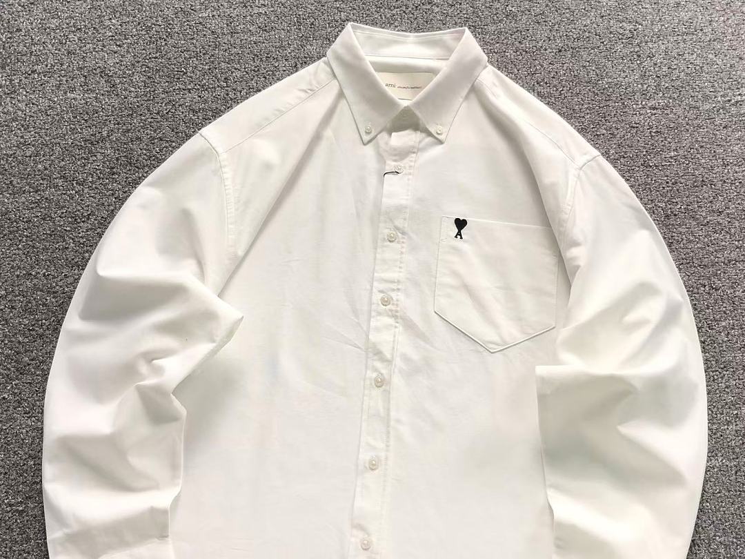 AMI 218 AMI SHIRT 2208110504 (Im 170Cm 60Kg I Wear Size XL In The Phot) - Image 8