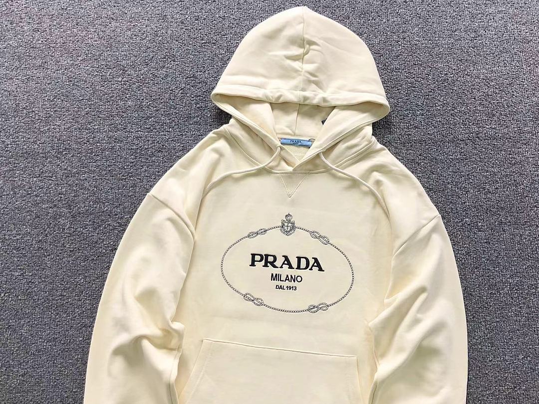 Prada 208 P⭐A⭐A HOODIE 3209070921 (Im 170Cm 60Kg I Wear Size S In The Phot) - Image 9