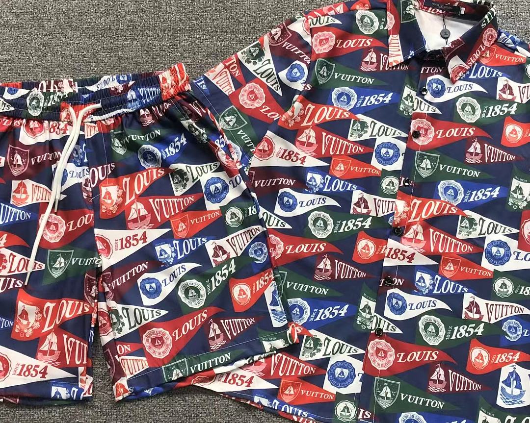 Louis Vuitton 165 L⭐ SHIRT SHORTS 3206062220 (Im 170Cm 60Kg I Wear Size L In The Phot) - Image 7