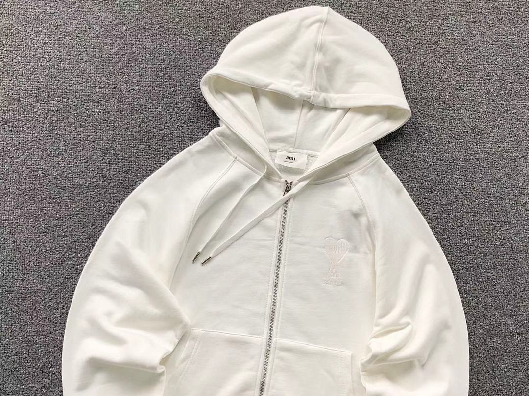 AMI 128 AMI HOODIE 503140588 (Im 170Cm 60Kg I Wear Size S In The Phot) - Image 12