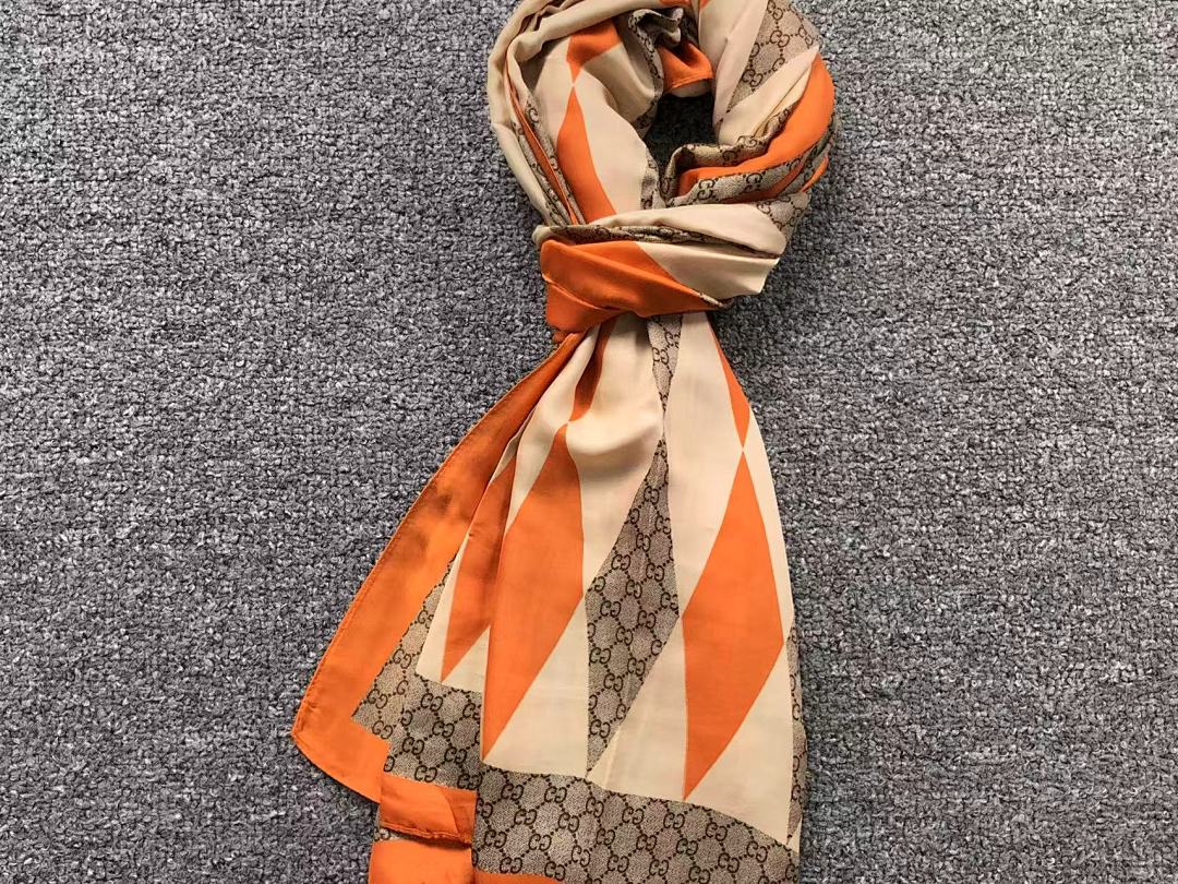 Gucci 68 G⭐C⭐I SCARF 2203170376 (Long 180CM* Wide 90CM*) - Image 8