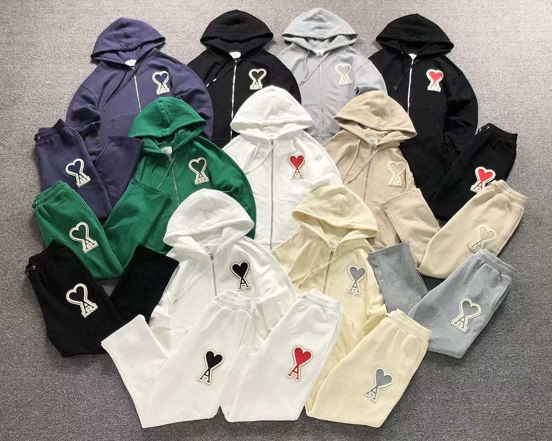 AMI 208 TROUSERS 178 AMI HOODIE - Image 6
