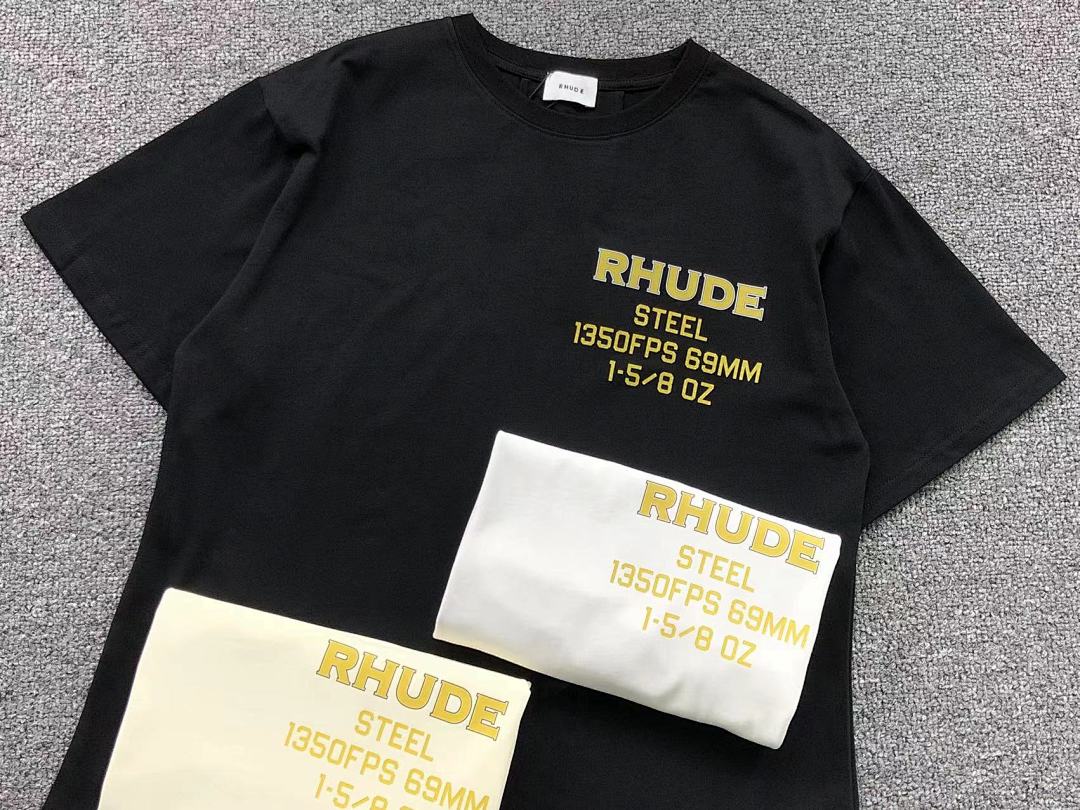 Rhude 95 RHUDE T-SHIRT 1103160621 (Im 170Cm 60Kg I Wear Size S In The Phot) - Image 20