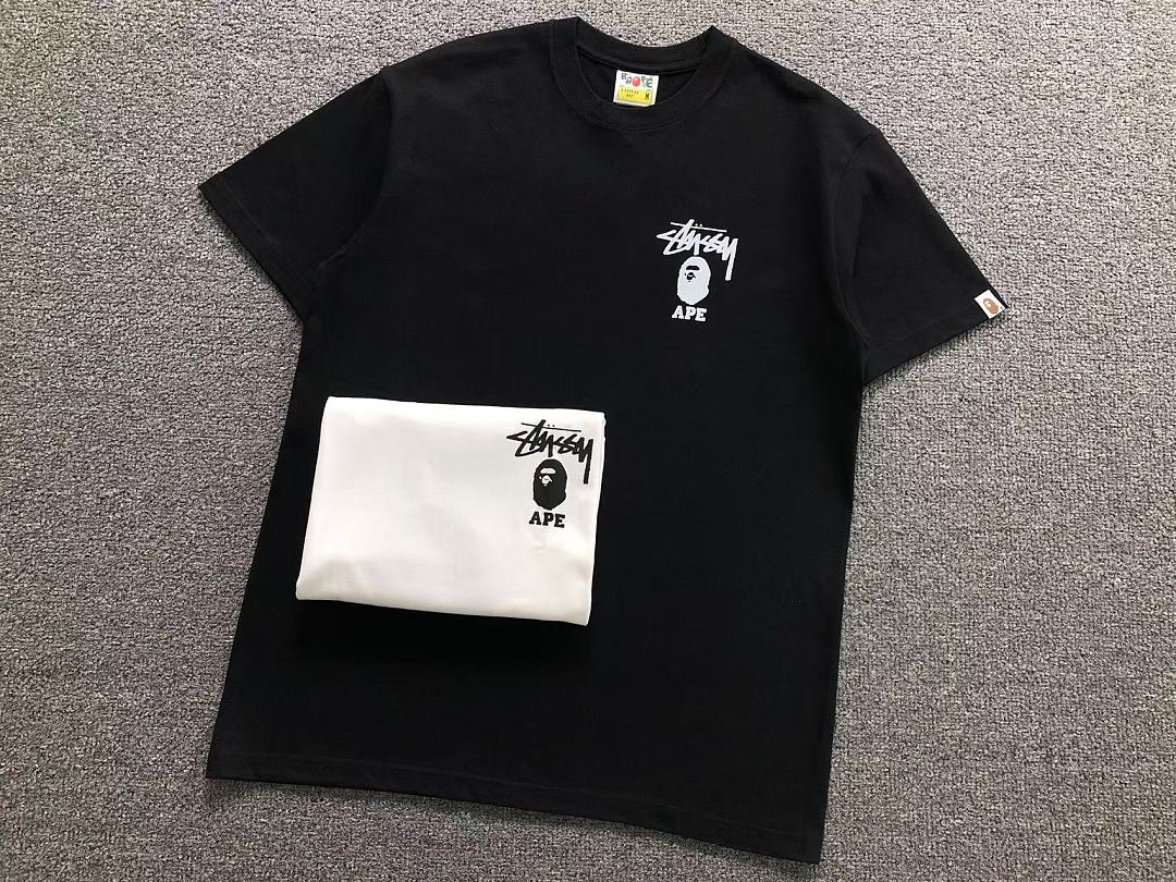Bape 85 BAPE STUSSY T-SHIRT 124150231 (Im 170Cm 60Kg I Wear Size M In The Phot) - Image 16