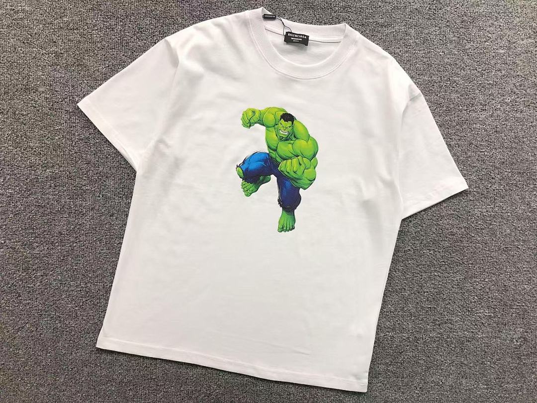 Balenciaga 95 B⭐L⭐⭐⭐IA⭐A T-SHIRT 1105190299 (Im 170Cm 60Kg I Wear Size M In The Phot) - Image 7