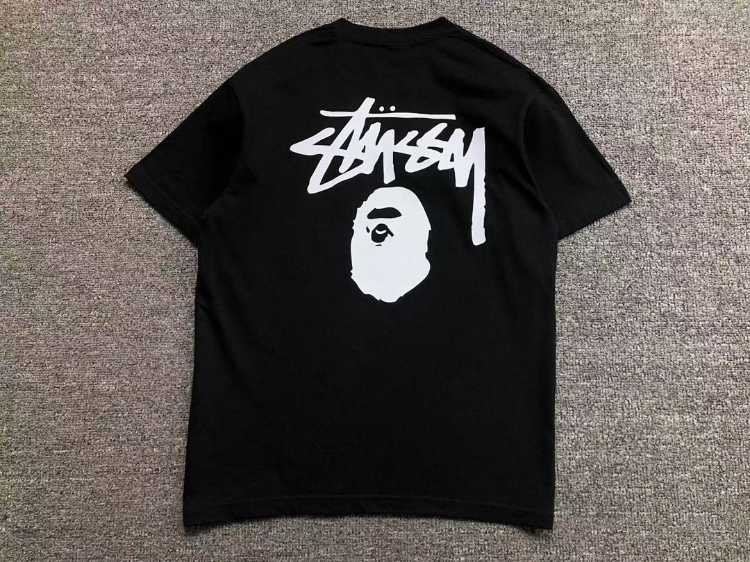 Bape 85 BAPE STUSSY T-SHIRT 4105172198 (Im 170Cm 60Kg I Wear Size S In The Phot) - Image 7