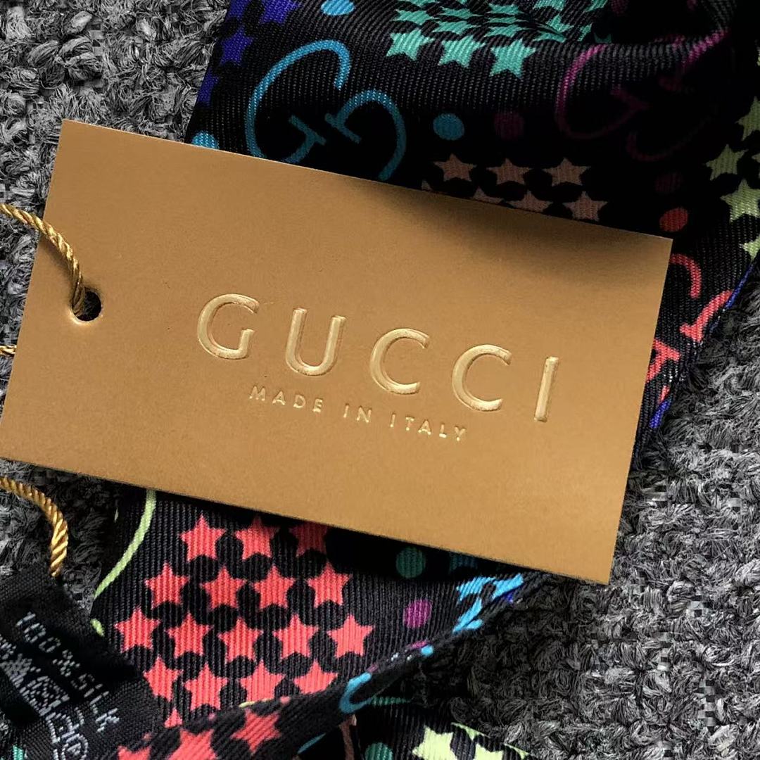 Gucci 68 G⭐C⭐I SCARF 5112810102 (Long 116CM* Wide 8CM*) - Image 9