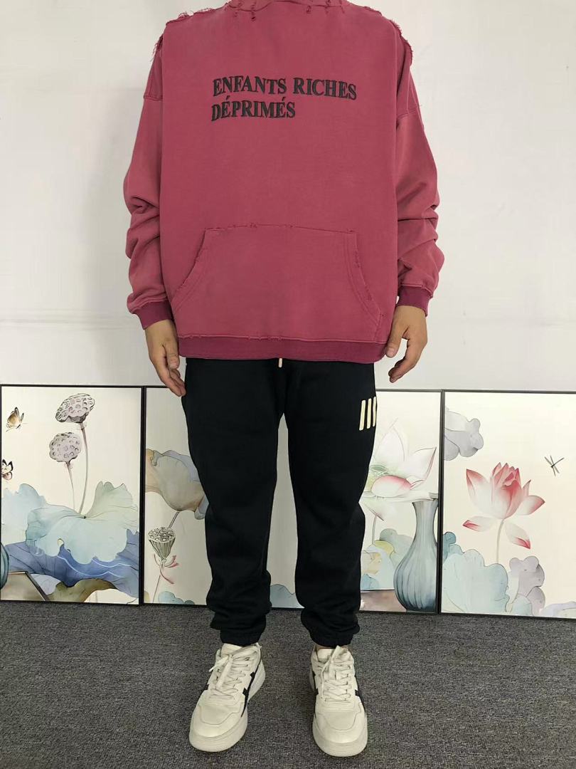 Chanel 225 ENFANTS RICHES DEPRIMES HOODIE 1109180899 (Im 170Cm 60Kg I Wear Size L In The Phot) - Image 3