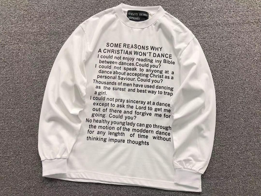 Chanel 98 ENFANTS RICHES DEPRIMES LONG SLEEVED 5211728162 (Im 170Cm 60Kg I Wear Size S In The Phot) - Image 7