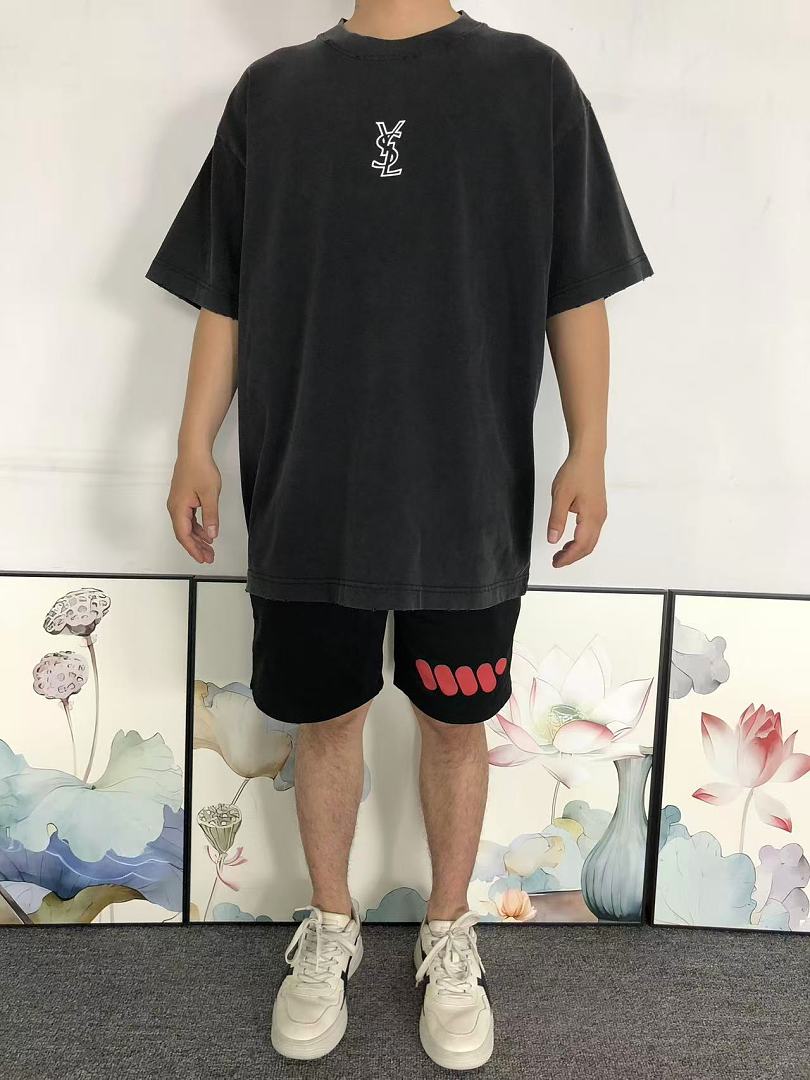 Saint Laurent 128 SA⭐⭐T ⭐⭐U⭐⭐NT T-SHIRT 42042912133 (Im 170Cm 60Kg I Wear Size 2XL In The Phot) - Image 3