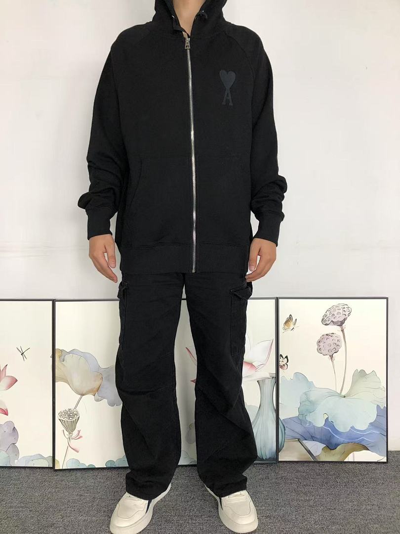 AMI 125 AMI HOODIE 57280988 (Im 170Cm 60Kg I Wear Size M In The Phot) - Image 4