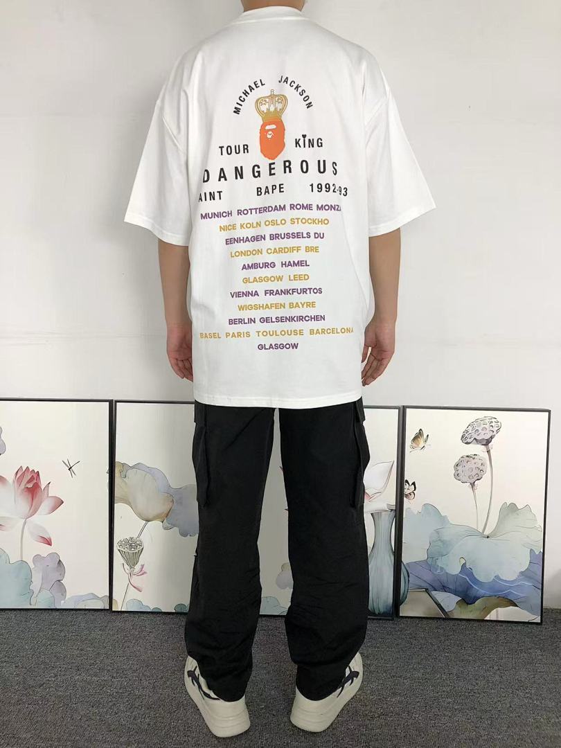 Bape 115 VINTAGE BAPE T-SHIRT 4050133317 (Im 170Cm 60Kg I Wear Size L In The Phot) - Image 4