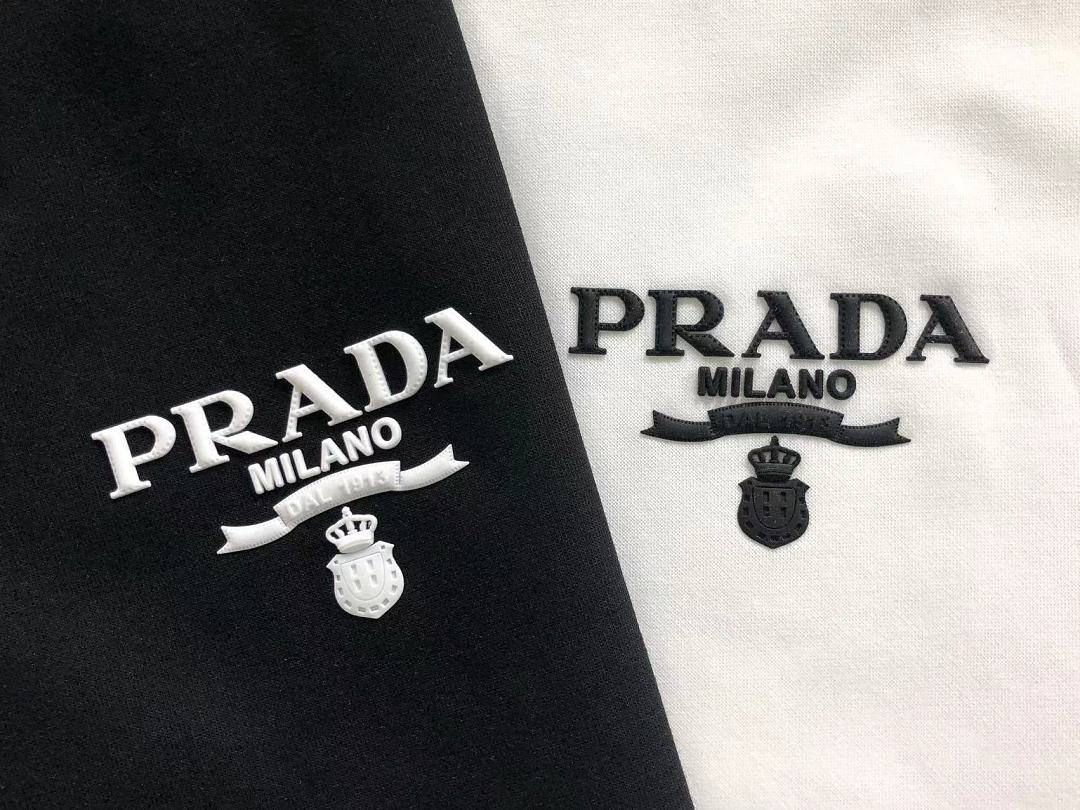 Prada 218 P⭐A⭐A T-SHIRT SHORTS 5260206147 (Im 170Cm 60Kg I Wear Size L In The Phot) - Image 13