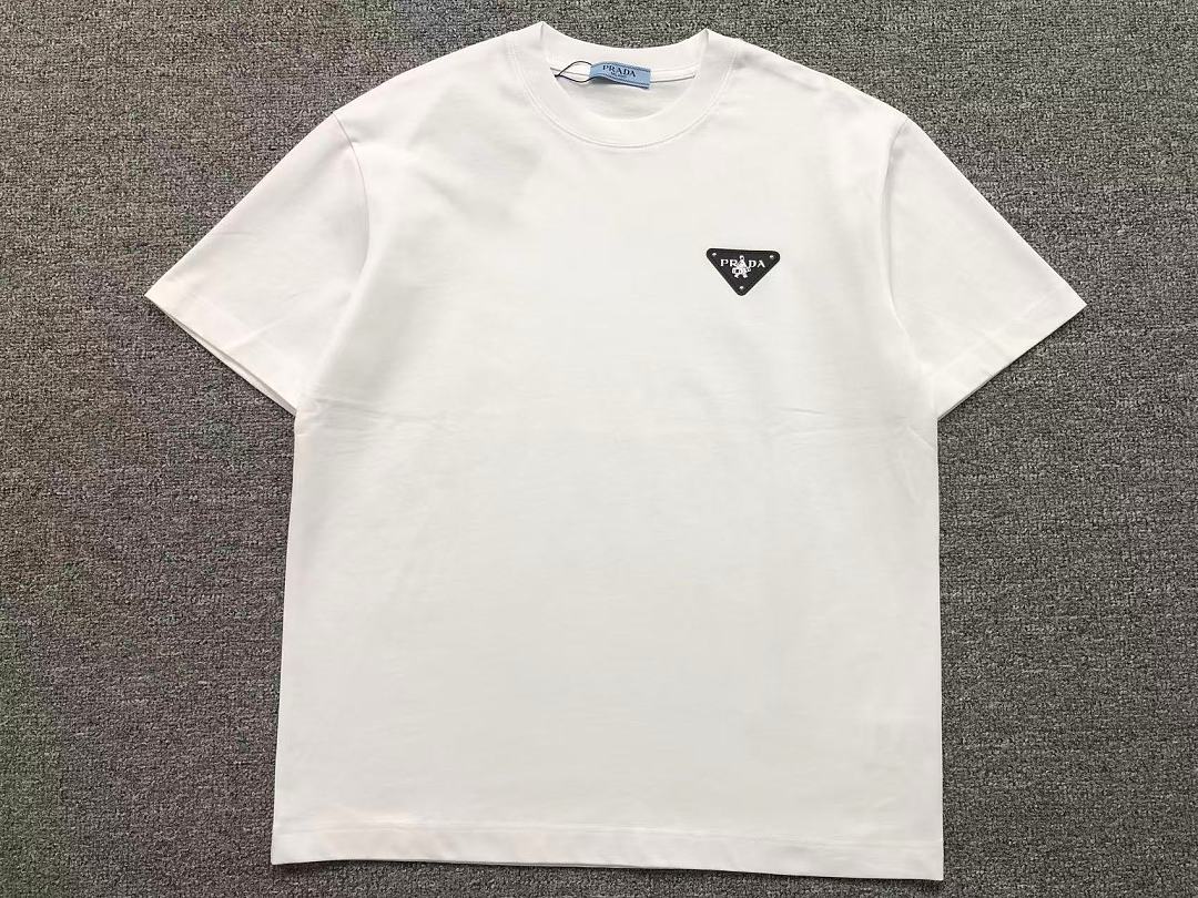 Prada 115 P⭐A⭐A T-SHIRT 3205030521 (Im 170Cm 60Kg I Wear Size L In The Phot) - Image 8