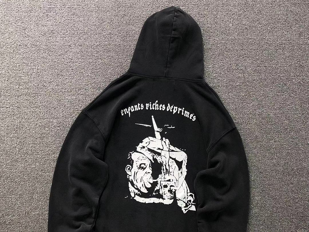 Chanel 178 ENFANTS RICHES DEPRIMES HOODIE 511606162 (Im 170Cm 60Kg I Wear Size S In The Phot) - Image 7