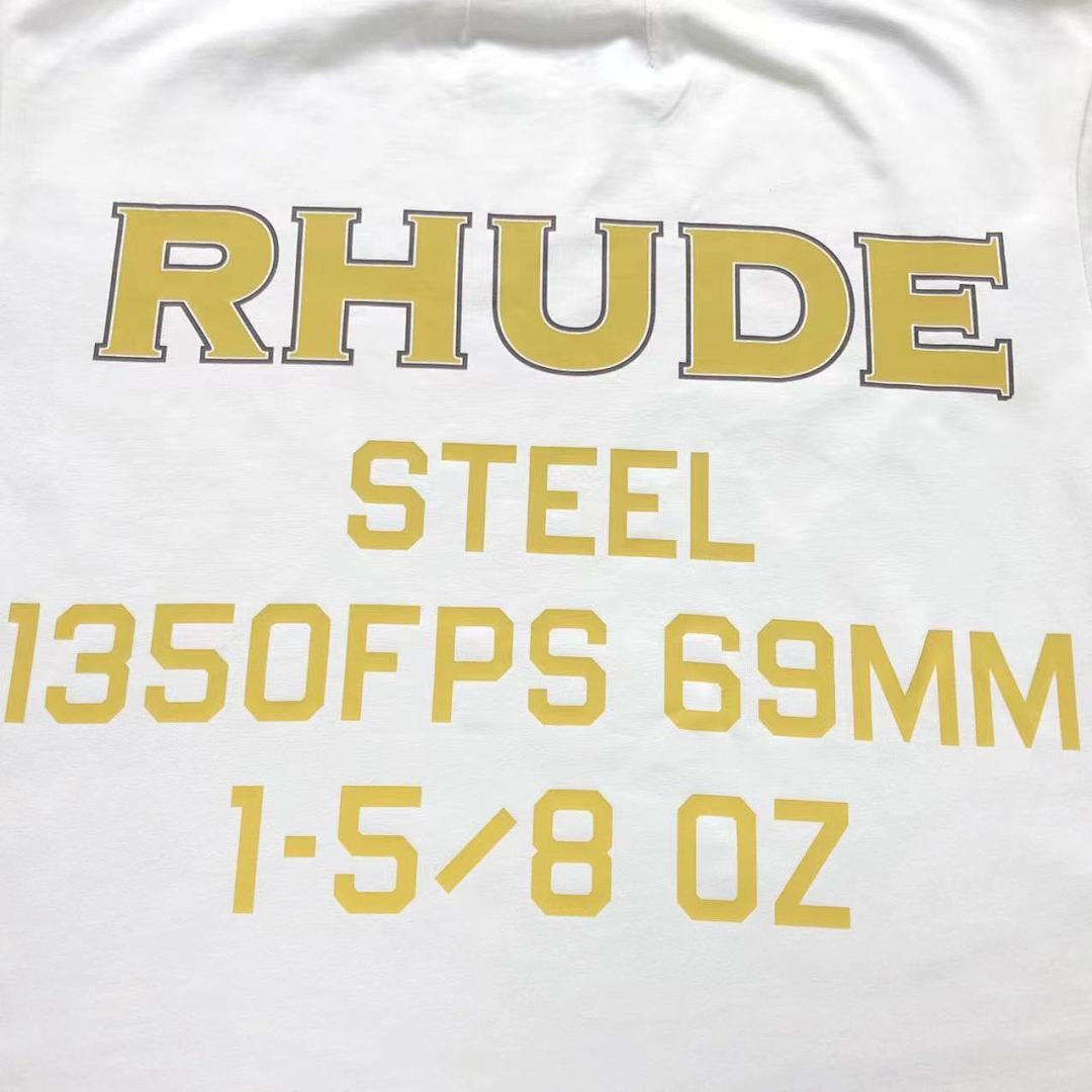 Rhude 95 RHUDE T-SHIRT 1103160621 (Im 170Cm 60Kg I Wear Size S In The Phot) - Image 9