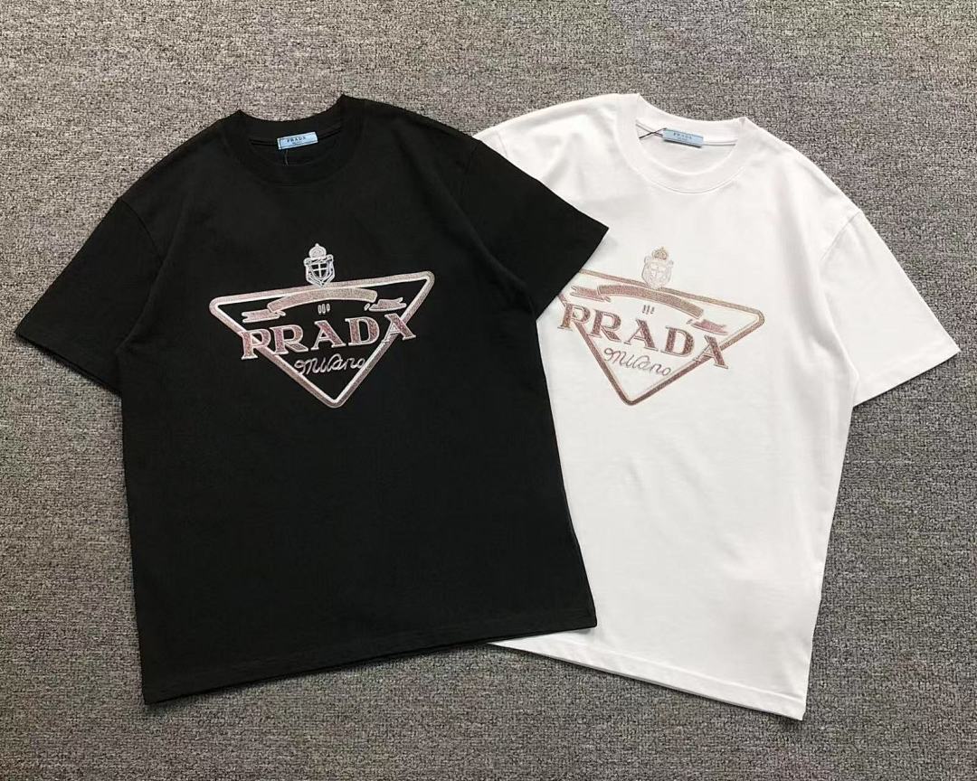 Prada 128 P⭐A⭐A T-SHIRT 3203054621 (Im 170Cm 60Kg I Wear Size S In The Phot) - Image 5