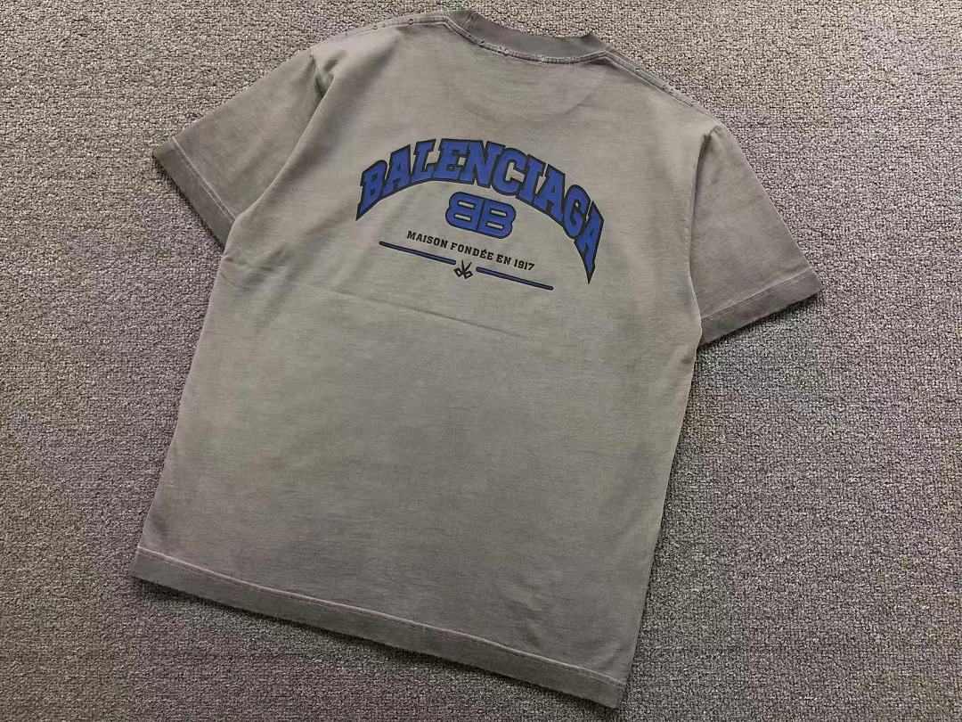 Balenciaga 128 B⭐L⭐⭐⭐IA⭐A T-SHIRT 3205061021 (Im 170Cm 60Kg I Wear Size L In The Phot) - Image 14