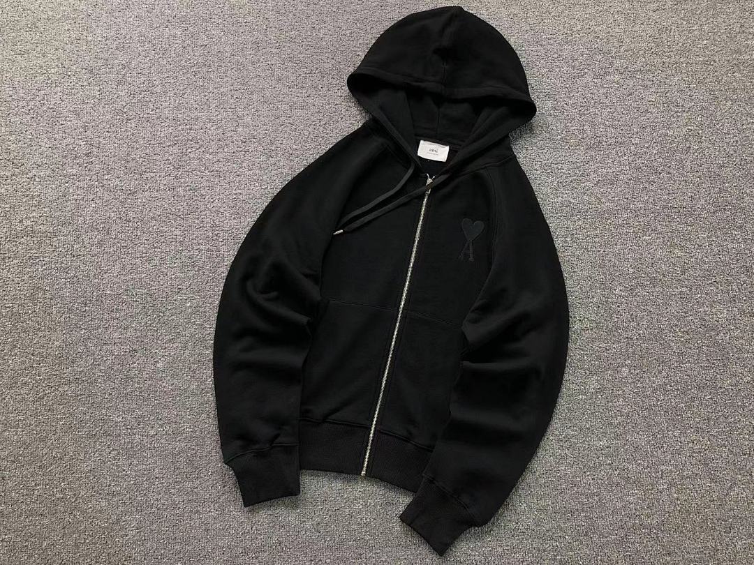 AMI 128 AMI HOODIE 503140588 (Im 170Cm 60Kg I Wear Size S In The Phot) - Image 9