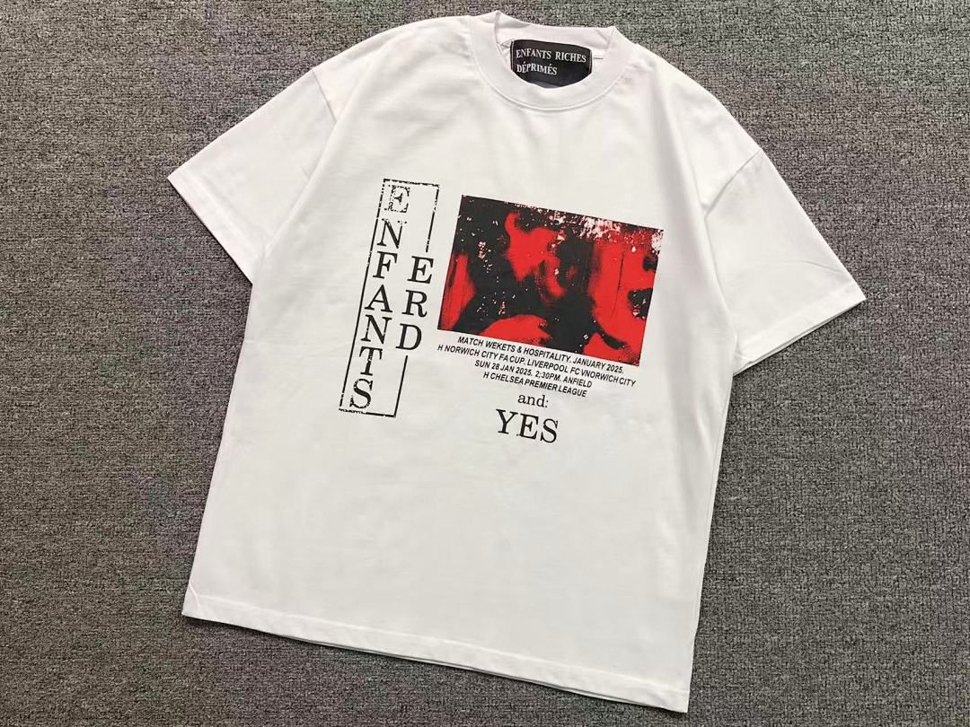 Chanel 85 ENFANTS RICHES DEPRIMES T-SHIRT 42012413162 (Im 170Cm 60Kg I Wear Size S In The Phot) - Image 5