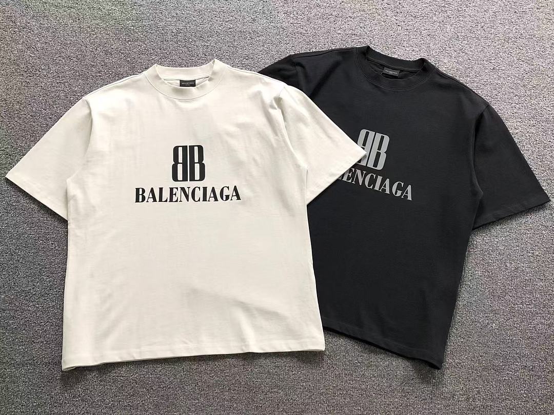 Balenciaga 125 B⭐L⭐⭐⭐IA⭐A T-SHIRT 42042011163 (Im 170Cm 60Kg I Wear Size XS In The Phot) - Image 5