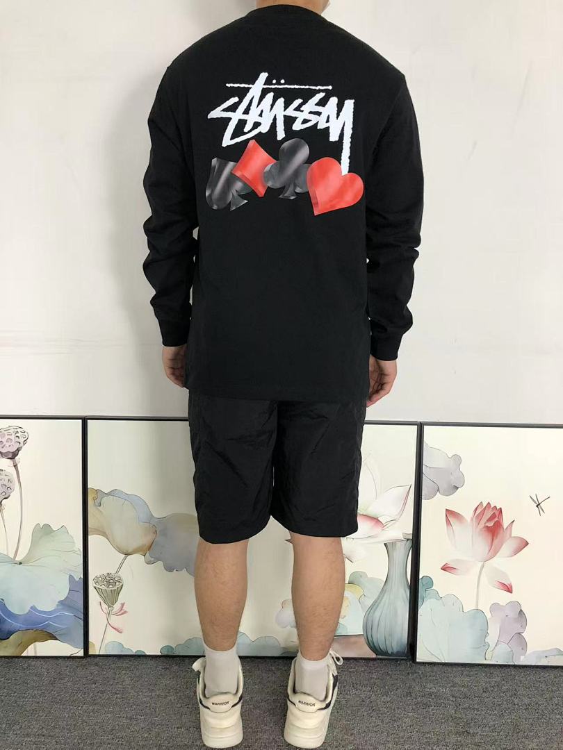 Stussy 158 STUSSY LONG SLEEVED 22041325001 (Im 170Cm 60Kg I Wear Size M In The Phot) - Image 4