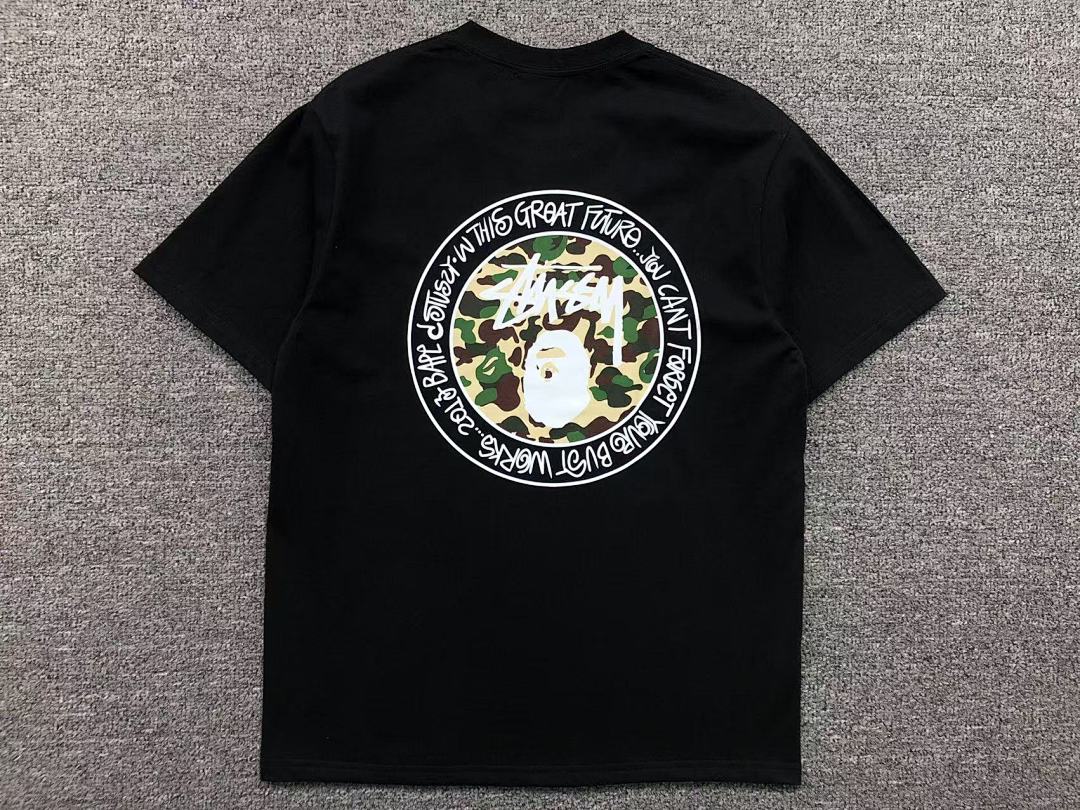 Bape 78 BAPE STUSSY T-SHIRT 411183242 (Im 170Cm 57Kg I Wear Size S In The Phot) - Image 22