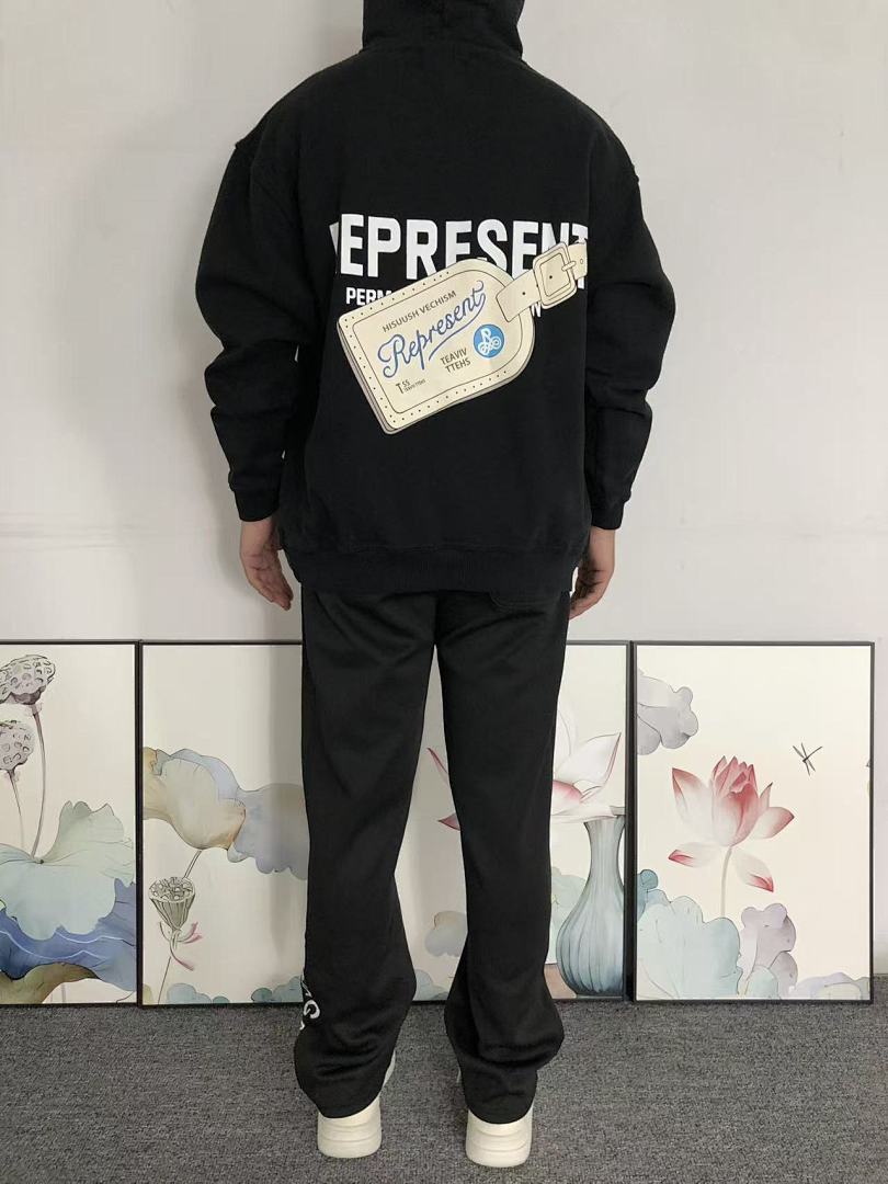 Represent 135 REPRESENT HOODIE 510030891 (Im 170Cm 60Kg I Wear Size S In The Phot) - Image 4