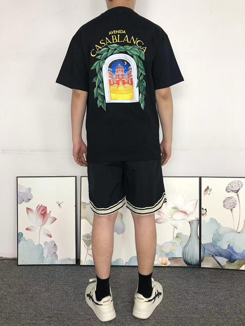 Casablanca 98 CASABLANCA T-SHIRT 2161147125 (Im 170Cm 60Kg I Wear Size M In The Phot) - Image 4