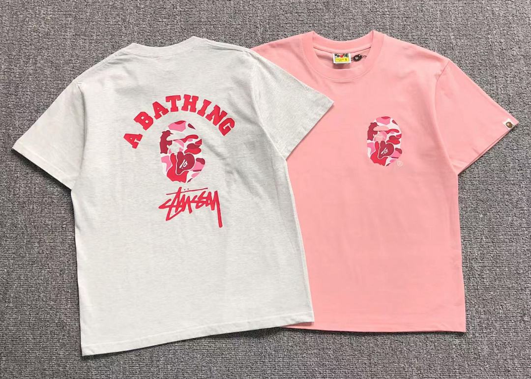 Bape 78 BAPE STUSSY T-SHIRT 1102090742 (Im 170Cm 55Kg I Wear Size S In The Phot) - Image 5