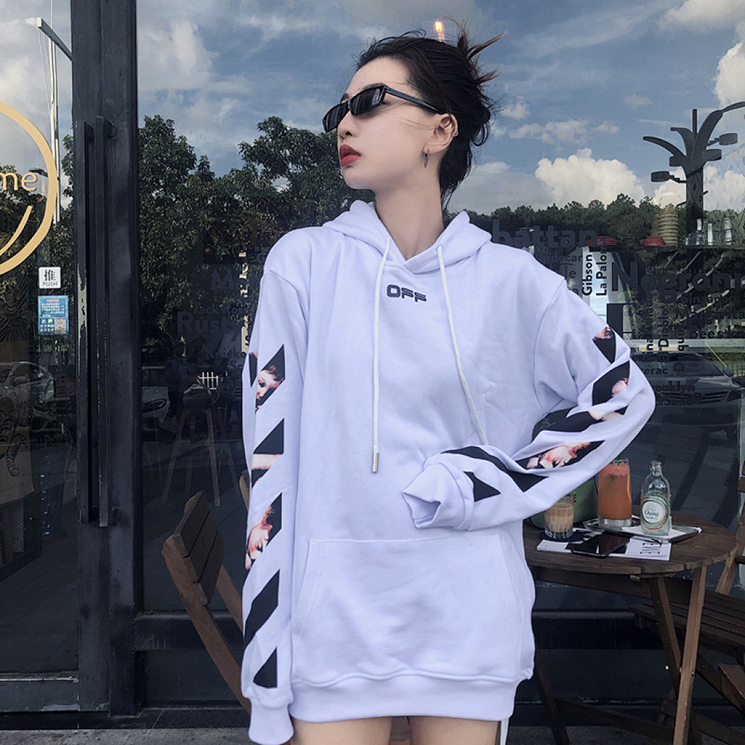 Off-White 126 OFF-WHITE (WHITE HOODIE) - Image 41