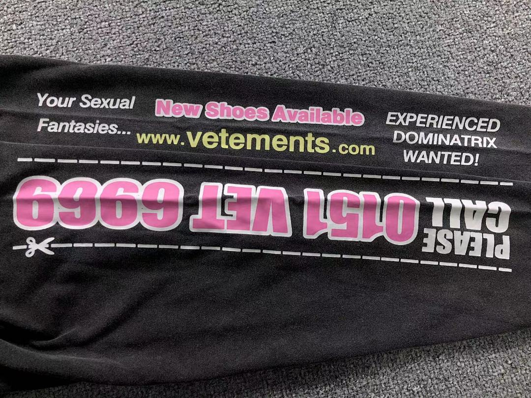 Vetements 225 VETEMENTS LONG SLEEVED 3112180617 (Im 170Cm 60Kg I Wear Size S In The Phot) - Image 17