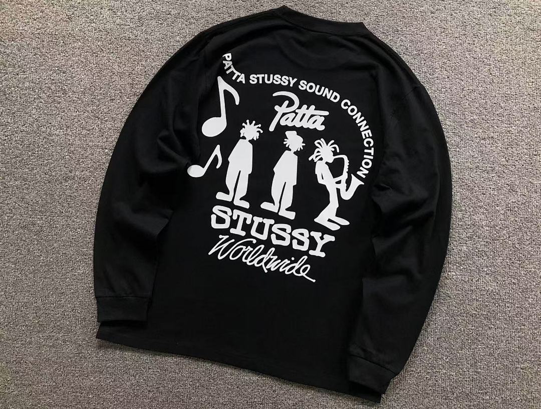 Stussy 95 STUSSY LONG SLEEVED 582014123 (Im 170Cm 60Kg I Wear Size M In The Phot) - Image 8