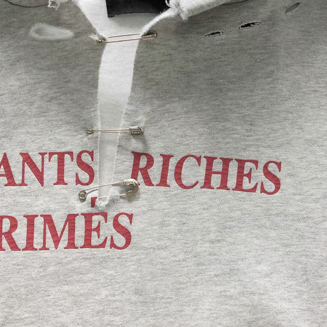 Chanel 185 ENFANTS RICHES DEPRIMES HOODIE 3209012617 (Im 170Cm 60Kg I Wear Size S In The Phot) - Image 10
