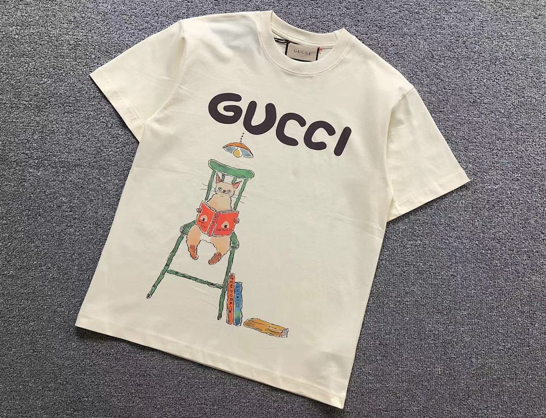 Gucci 85 G⭐C⭐I T-SHIRT 5231953101 (Im 170Cm 60Kg I Wear Size S In The Phot) - Image 6