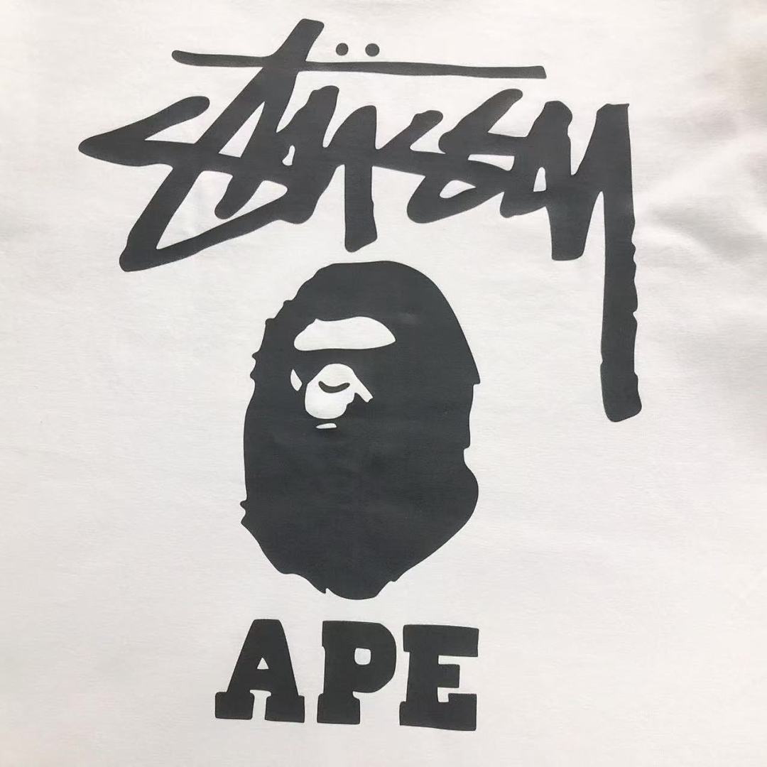 Bape 79 BAPE STUSSY T-SHIRT 411182242 (Im 170Cm 57Kg I Wear Size S In The Phot) - Image 18