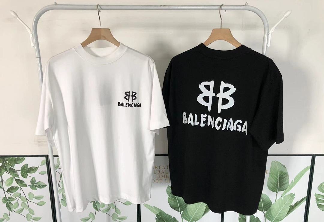Balenciaga 95 B⭐L⭐⭐⭐IA⭐A T-SHIRT 502172581 (Im 170Cm 57Kg I Wear Size 1 In The Phot) - Image 30