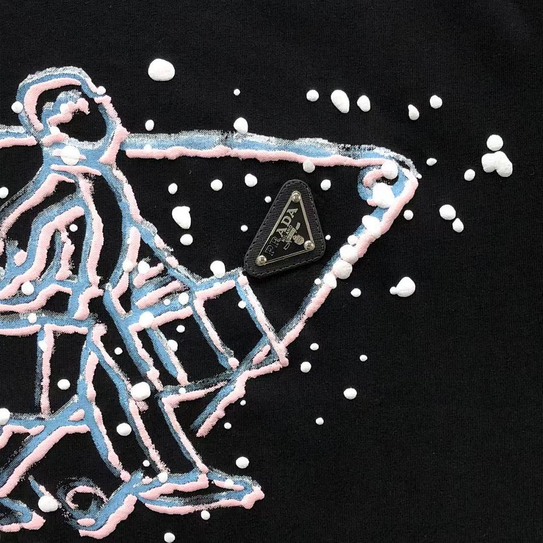 Prada 115 P⭐A⭐A T-SHIRT 1106133860 (Im 170Cm 60Kg I Wear Size S In The Phot) - Image 15