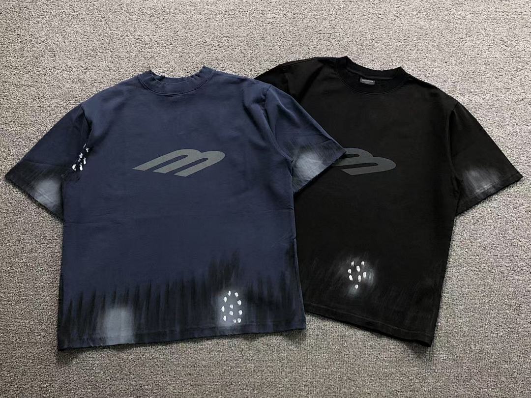 Balenciaga 135 B⭐L⭐⭐⭐IA⭐A T-SHIRT 42041312163 (Im 170Cm 60Kg I Wear Size XS In The Phot) - Image 5